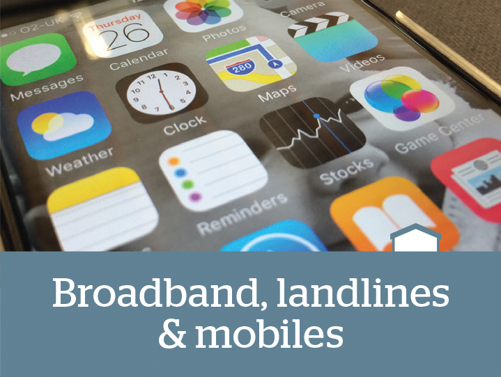 broadband, landlines and mobiles